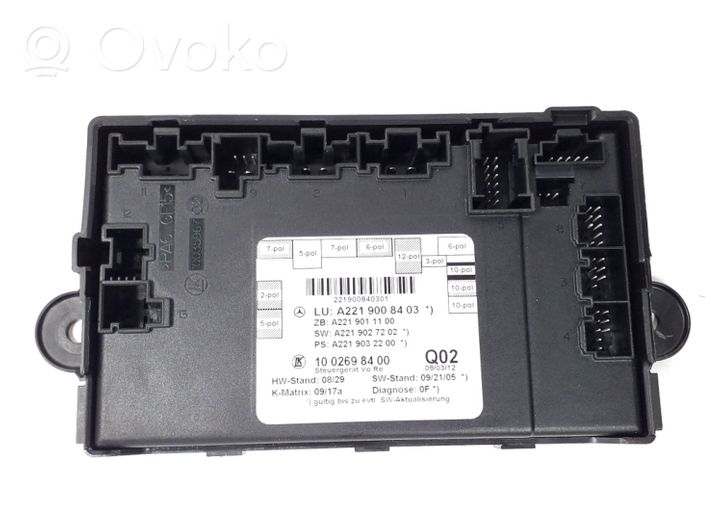 Mercedes-Benz S W221 Door control unit/module A2219008403