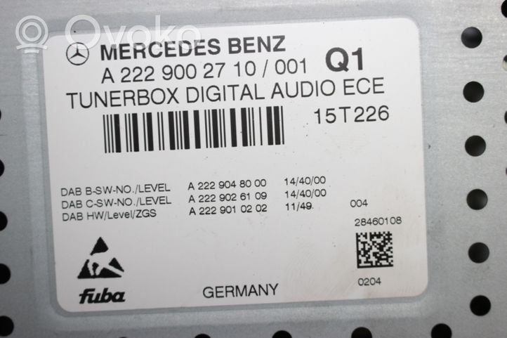Mercedes-Benz E C207 W207 Inne komputery / moduły / sterowniki A2229002710