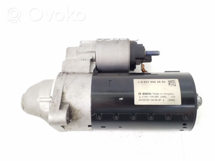 Mercedes-Benz E C207 W207 Starter motor A6519062800