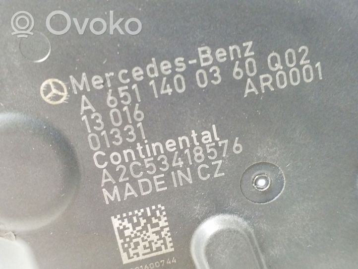 Mercedes-Benz E C207 W207 EGR vārsts A6511400360