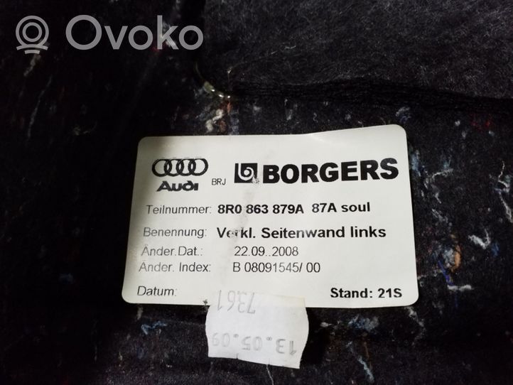 Audi Q5 SQ5 Trunk/boot side trim panel 8R0863879A
