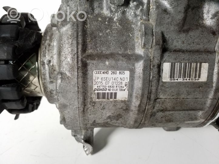Audi A8 S8 D4 4H Air conditioning (A/C) compressor (pump) 4H0260805