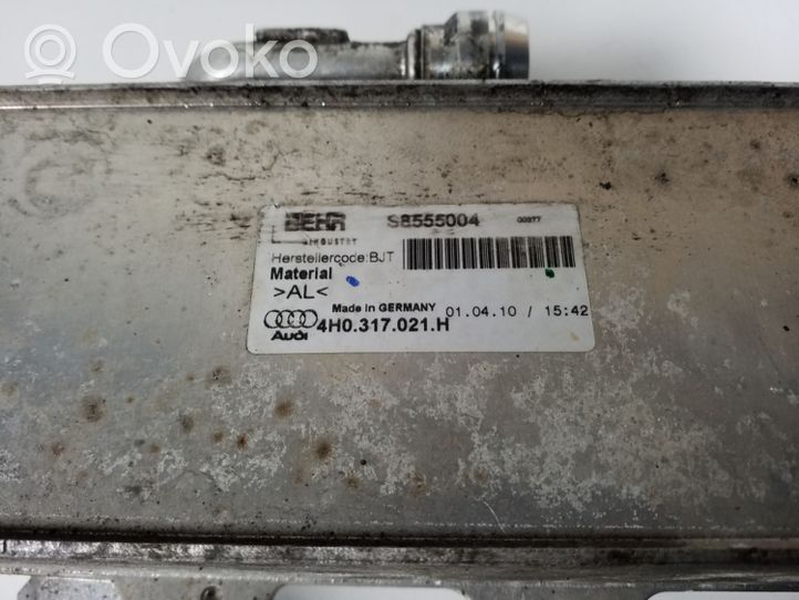 Audi A8 S8 D4 4H Pavarų dėžės tepalo radiatorius 4H0317021H