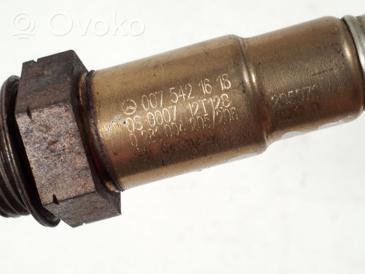 Mercedes-Benz SLK R172 Sonda lambda A0075421618