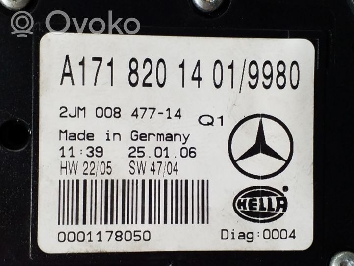 Mercedes-Benz SLK R171 Sisätilojen valon kytkin A1718201401
