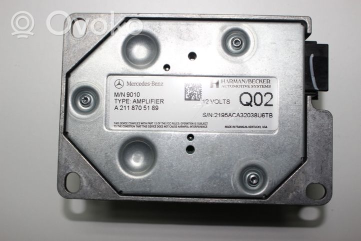 Mercedes-Benz GL X164 Amplificatore A2118705189