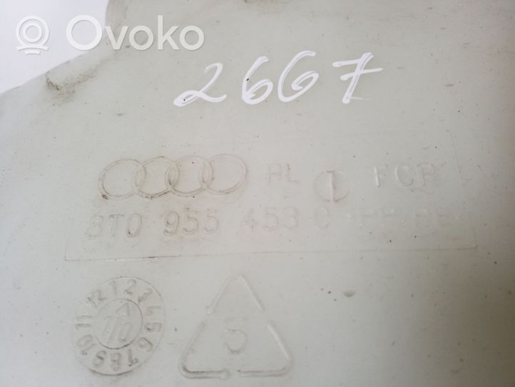 Audi A5 8T 8F Zbiornik płynu do spryskiwaczy szyby przedniej / czołowej 8T0955453C