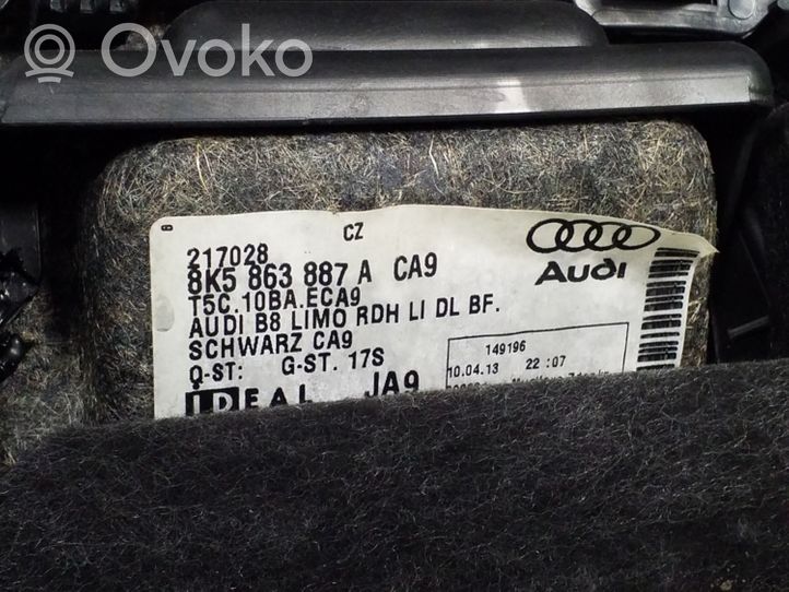 Audi A4 S4 B8 8K Rivestimento pannello laterale del bagagliaio/baule 8K5863887A