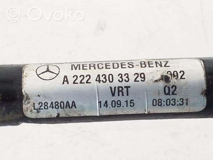 Mercedes-Benz S W222 Rura / Wąż dolotowy powietrza A2224303329