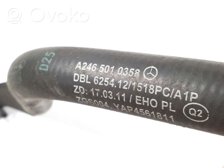 Mercedes-Benz B W246 W242 Tubo di aspirazione dell’aria A2465010358