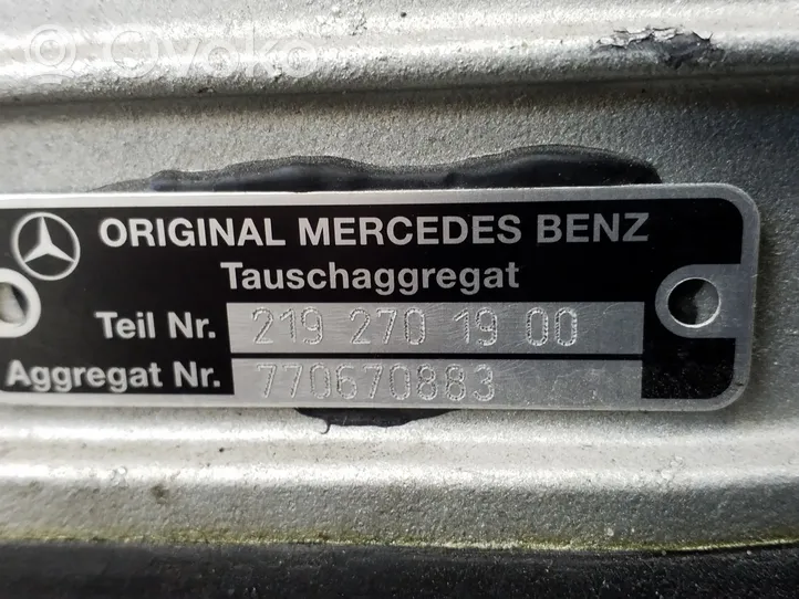 Mercedes-Benz SL R230 Automaattinen vaihdelaatikko 