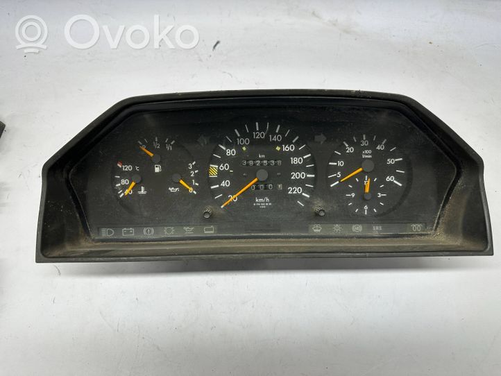 Mercedes-Benz E W124 Compteur de vitesse tableau de bord 1245438622