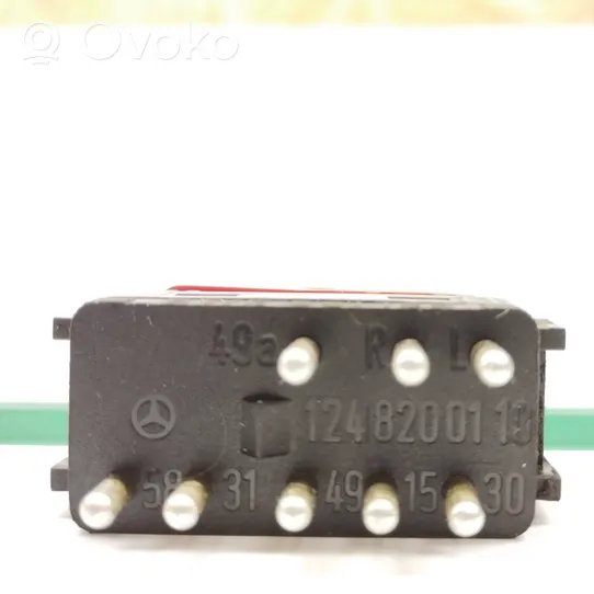 Mercedes-Benz E W124 Interruttore luci di emergenza 1248200110