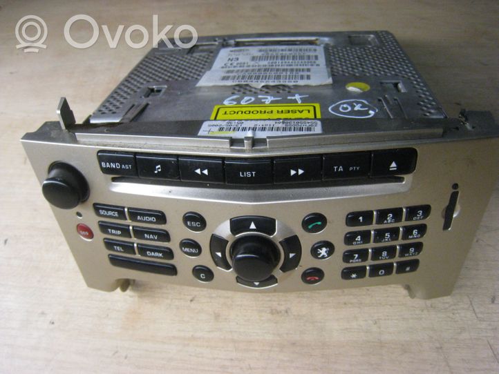 Peugeot 607 Radio/CD/DVD/GPS-pääyksikkö 96590509EF