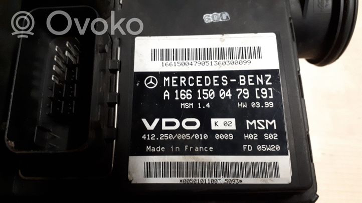 Mercedes-Benz A W168 Otros repuestos del motor A1661500479