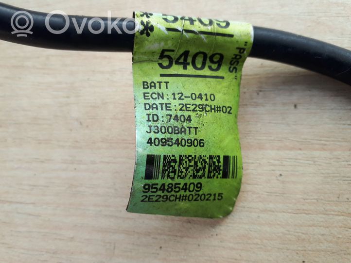 Chevrolet Cruze Câble négatif masse batterie 95485409