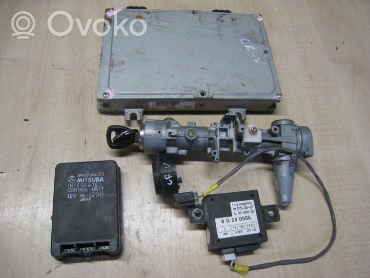 Honda CR-V Komputer / Sterownik ECU i komplet kluczy 37820P3FG01