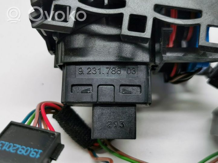 BMW 3 F30 F35 F31 Botón interruptor de luz de peligro 9231786