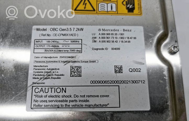 Mercedes-Benz EQC Jännitteenmuunnin/vaihtosuuntaaja A0009006520