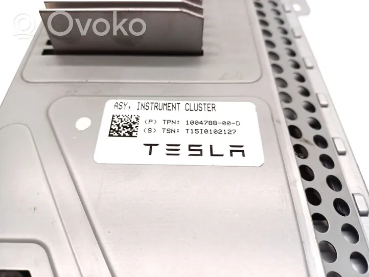 Tesla Model S Compteur de vitesse tableau de bord 1004788-00-D