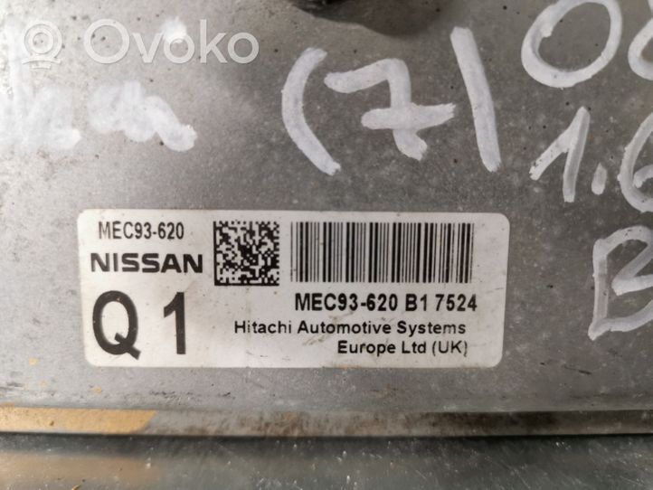 Nissan Qashqai Moottorin ohjainlaite/moduuli MEC93620B17524