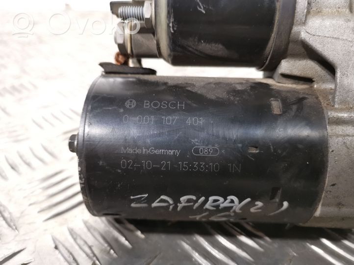 Opel Zafira A Motor de arranque 001107401