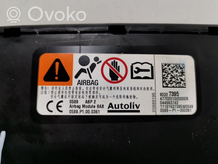 Opel Mokka X Airbag de siège 0589P1000361