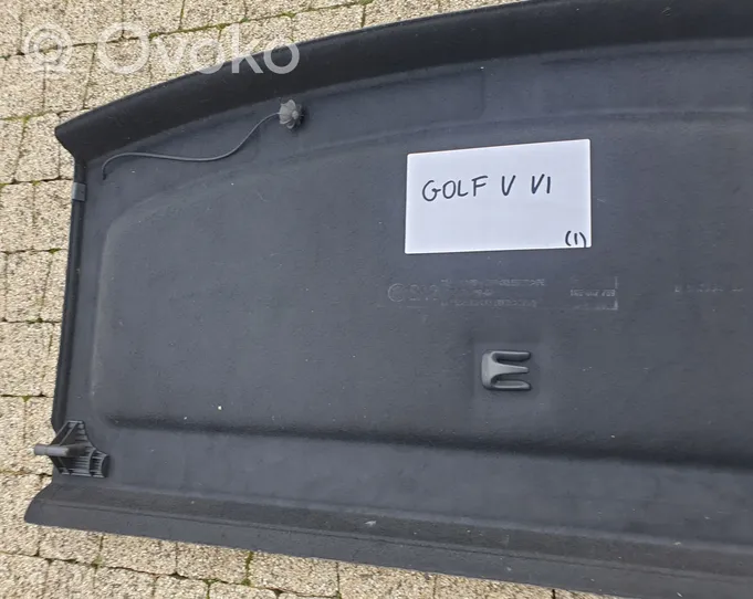 Volkswagen Golf VI Grilles/couvercle de haut-parleur arrière 1K6867769