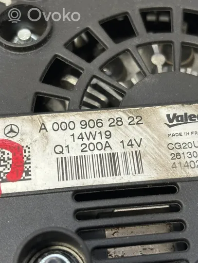 Mercedes-Benz C W205 Alternator A0009062822