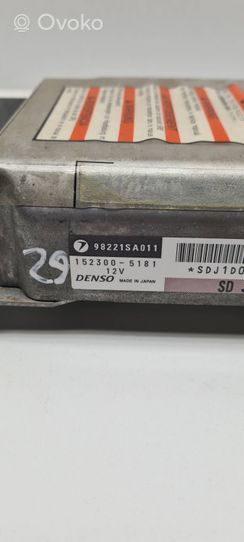 Subaru Forester SF Airbag control unit/module 98221SA011