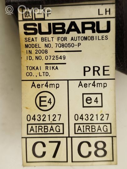 Subaru Outback Saugos diržas priekinis 7Q8050P