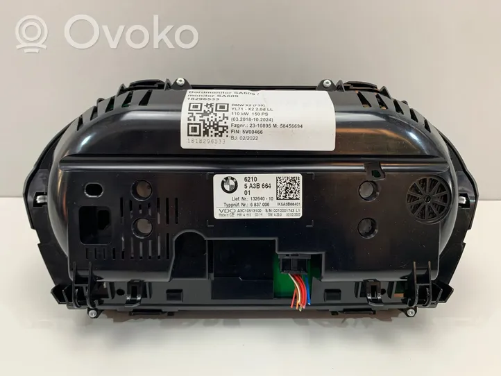 BMW X2 F39 Tachimetro (quadro strumenti) 5A3B664