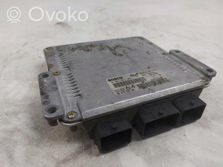 Peugeot 307 Unité de commande, module ECU de moteur 9646850580 9647472780