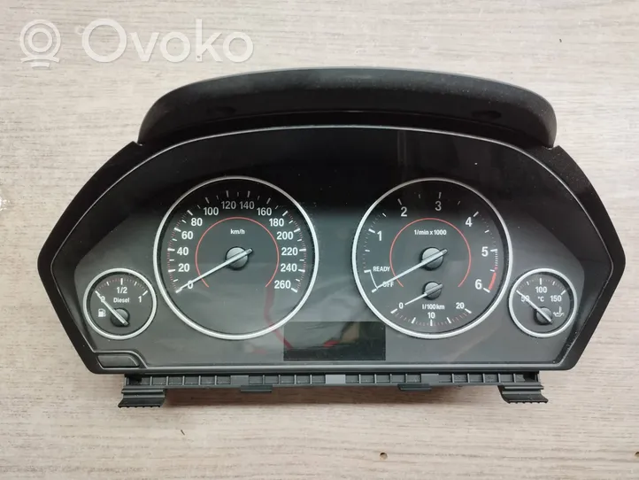 BMW 3 GT F34 Compteur de vitesse tableau de bord 24527780