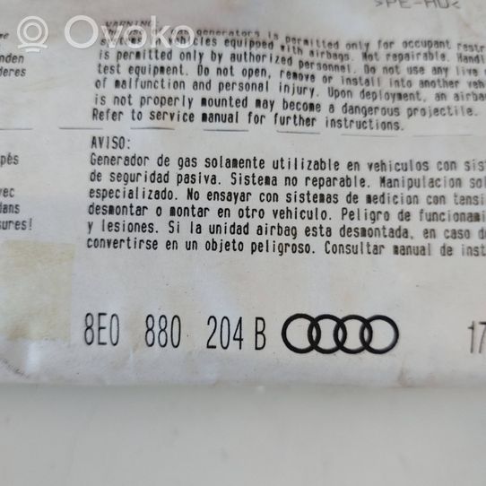 Audi A4 S4 B6 8E 8H Airbag de passager 8E0880204B