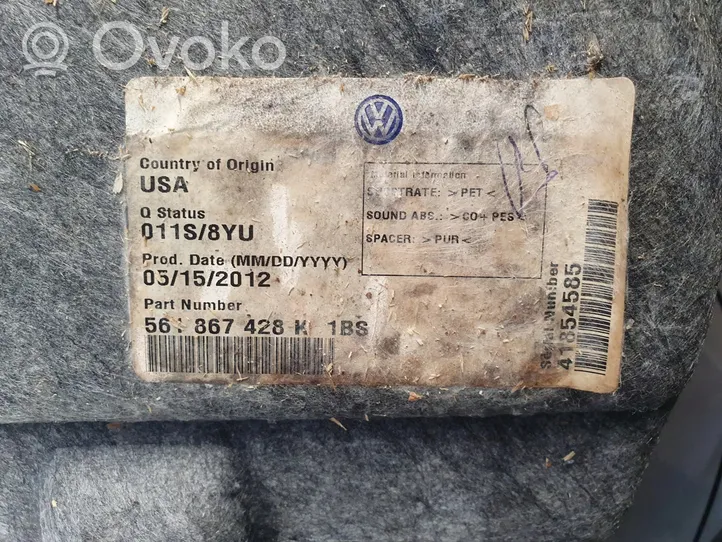 Volkswagen PASSAT B7 USA Muu vararenkaan verhoilun elementti 