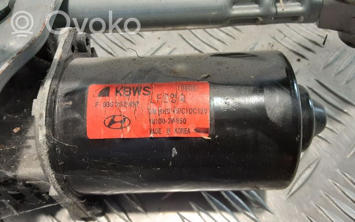 Hyundai Santa Fe Front wiper linkage and motor 981002W950