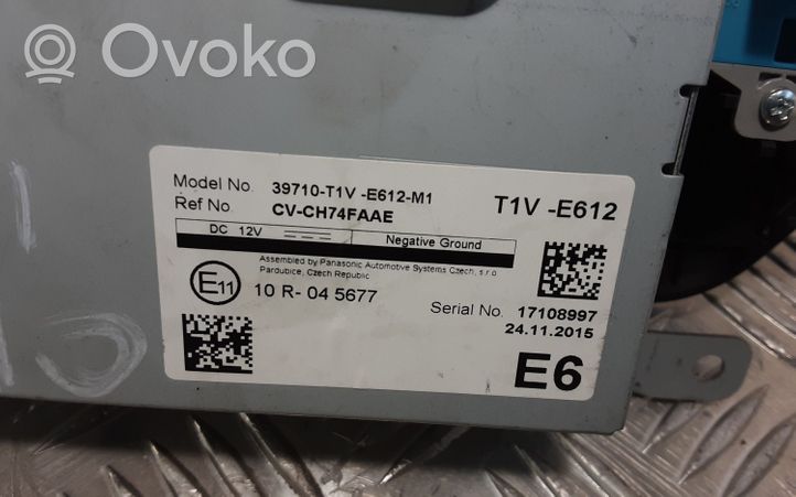 Honda CR-V Monitori/näyttö/pieni näyttö 39710T1VE612M1