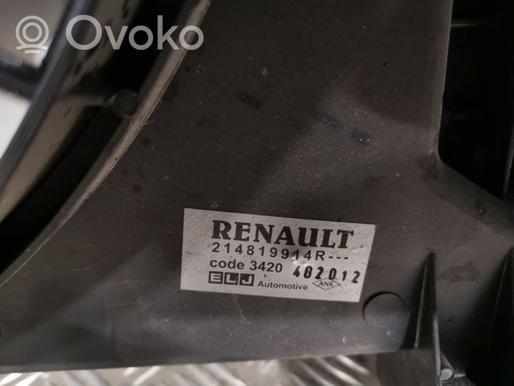 Dacia Duster Osłona wentylatora chłodnicy 214819914R