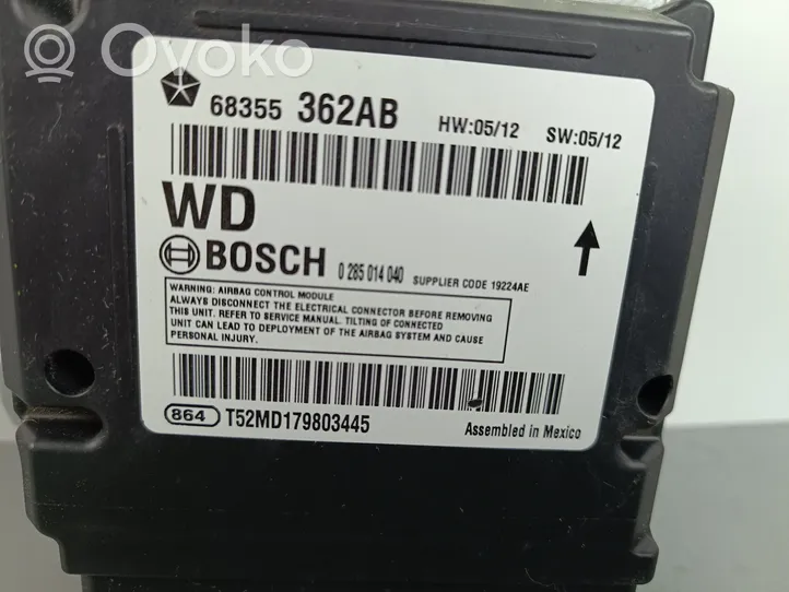 Dodge Durango Module de contrôle airbag 68355362AB