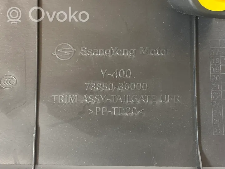 SsangYong Rexton Takaluukun koristelista 7385036000