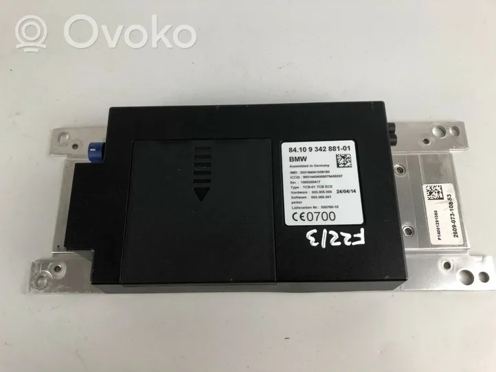 BMW 1 F20 F21 Moduł / Sterownik Bluetooth 9342881