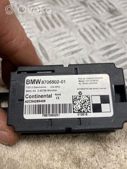 BMW X6 F16 Centrinio užrakto valdymo blokas 8706502