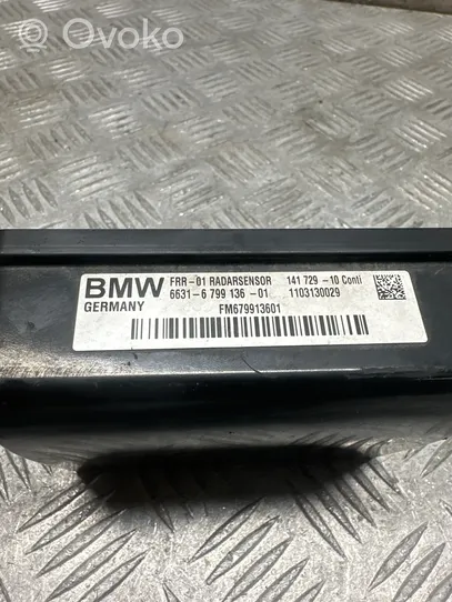 BMW 5 GT F07 Capteur radar de distance 6799136