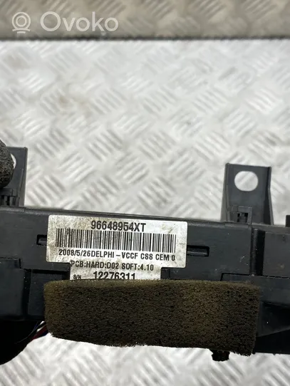 Citroen C5 Interruptor/palanca de limpiador de luz de giro 96648954XT