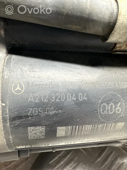 Mercedes-Benz E W212 Ilmajousituksen kompressoripumppu A2123200404