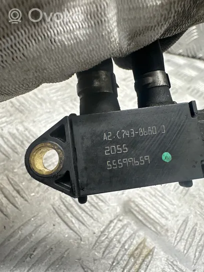 Opel Zafira B Sensore di pressione dei gas di scarico 55599659