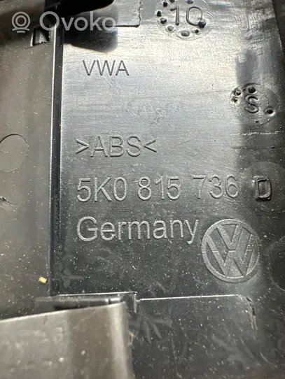 Volkswagen Golf VI Kojelaudan keskiosan tuuletussuuttimen ritilä 5K0815736D