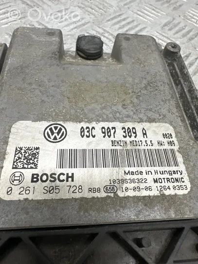 Volkswagen Golf VI Calculateur moteur ECU 03C907309A