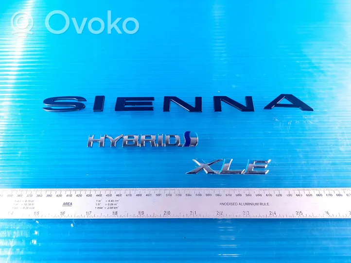 Toyota Sienna XL40 IV Logo, emblème de fabricant 7544208050
